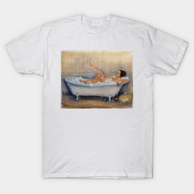 Magic of a hot bath T-Shirt by Kunstner74